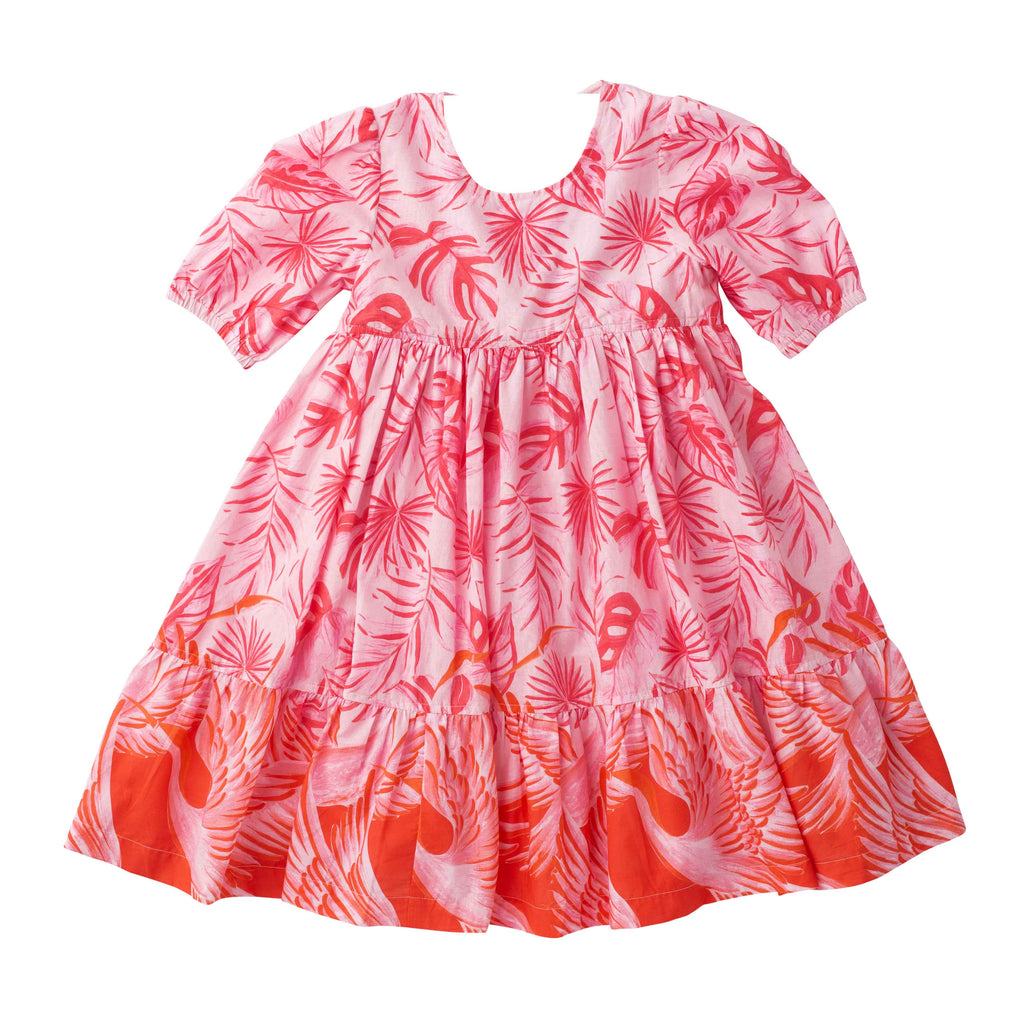Girls Sage Dress- Pink