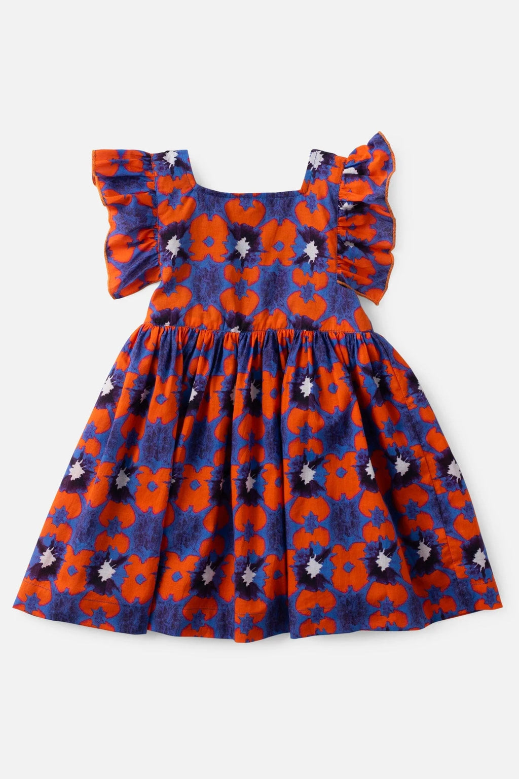 Girls Maya Flutter Sleeve Dress - Tie Dye (Sizes 7-14) - final sale