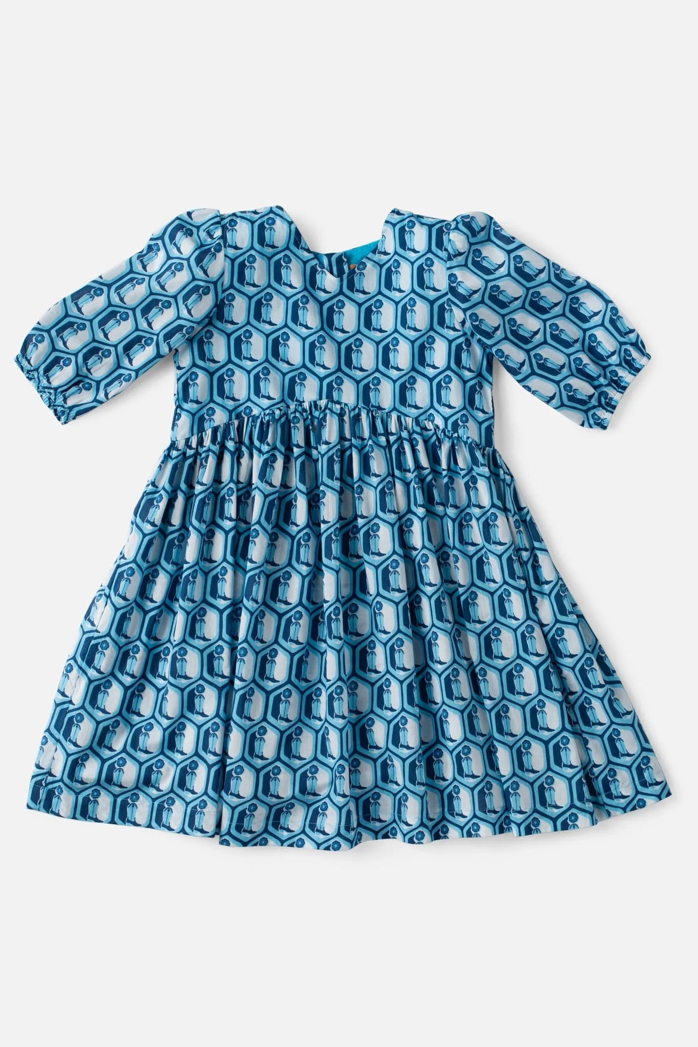 Girls Lotus Relaxed Fit Dress - Boot Print (Sizes 2-6) - final sale