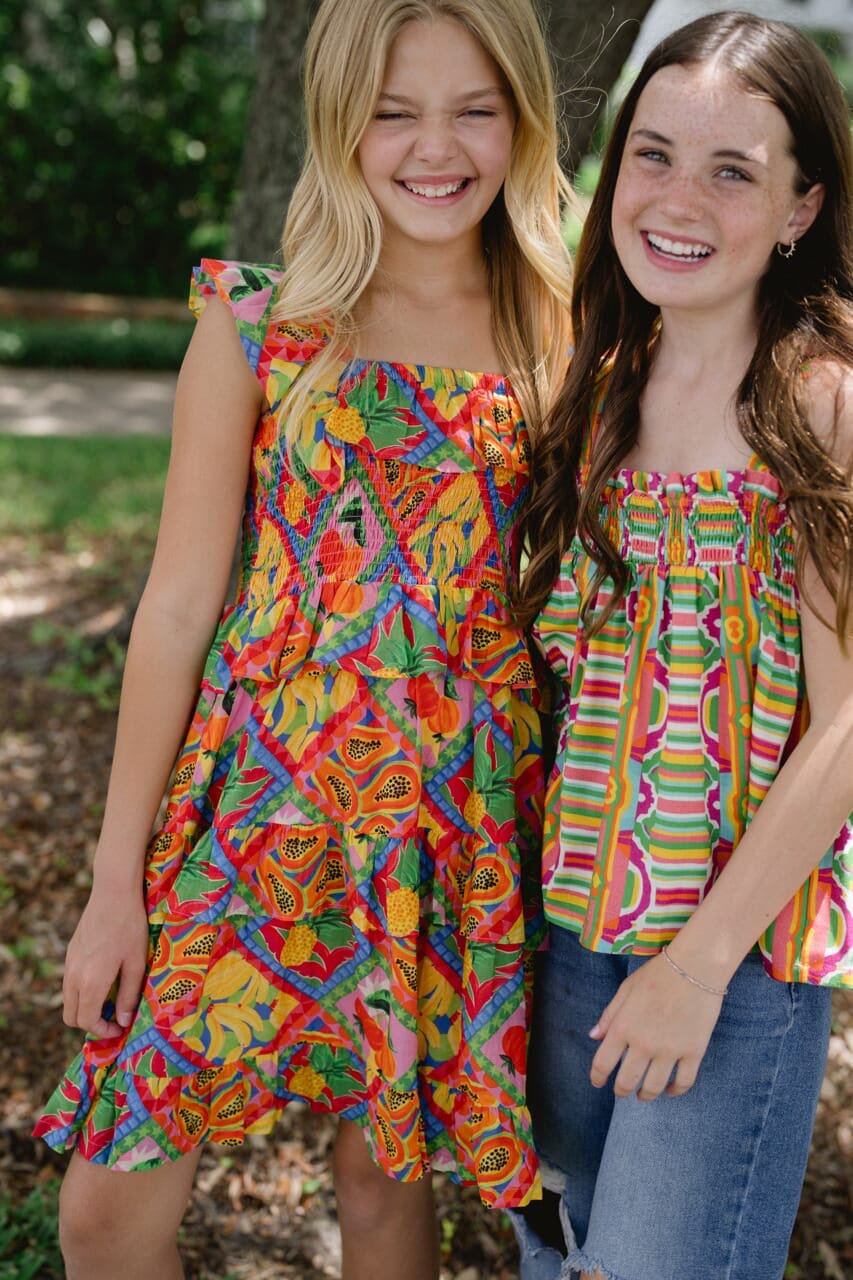 Girls Remi Smocked Girls Dress