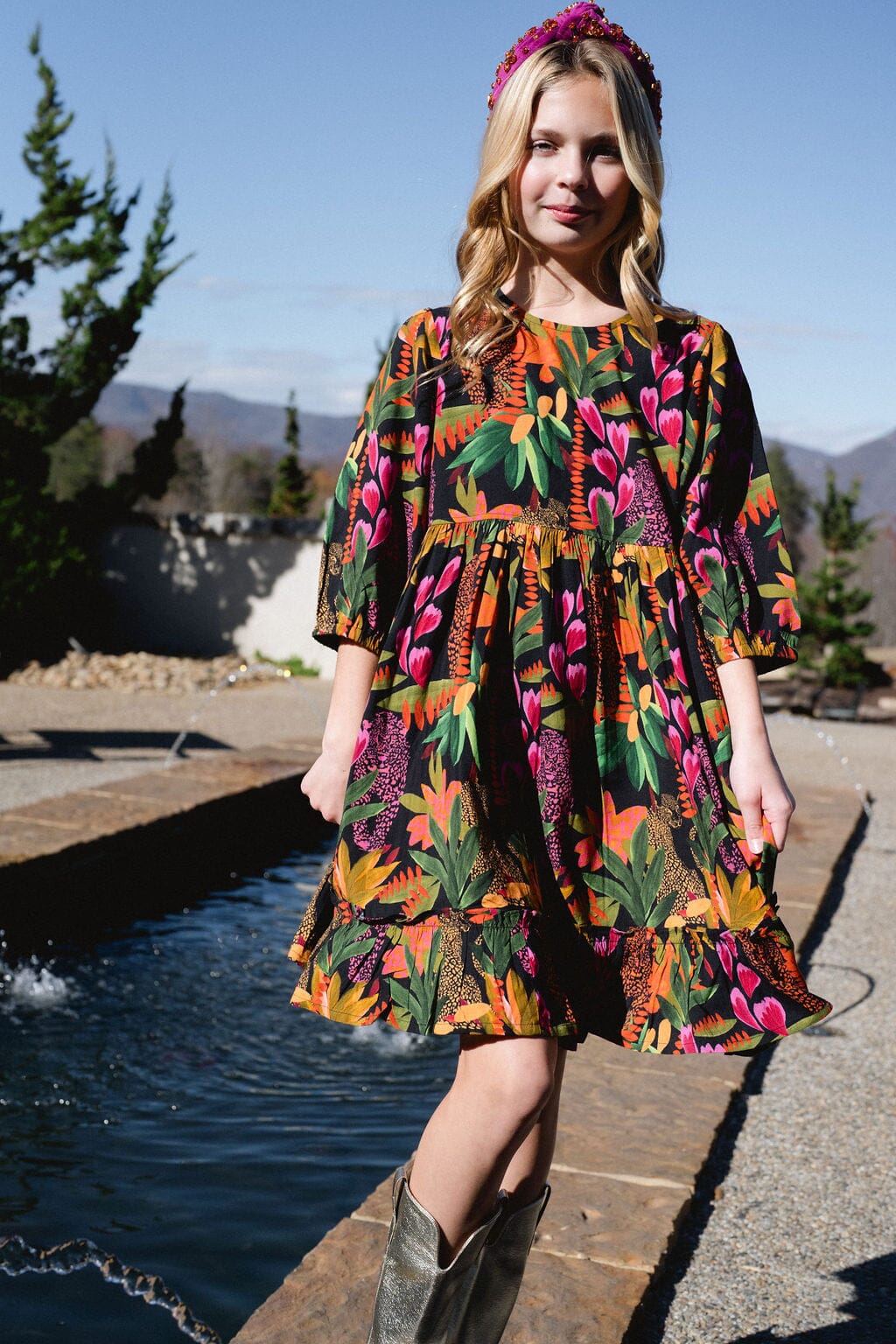 Girls Ollie Dress - final sale