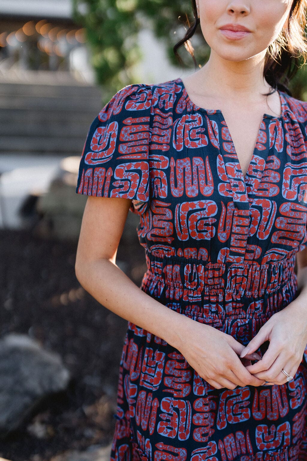 Willow Maxi Dress - Navy