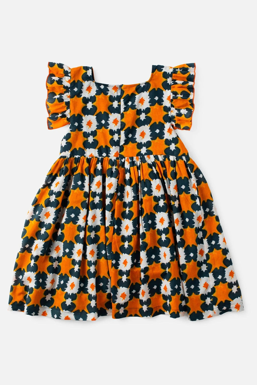 Girls Maya Flutter Sleeve Dress - Tie Dye (Sizes 2-6) - final sale
