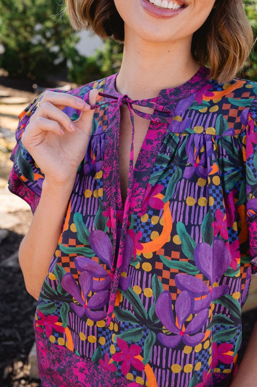 Ella Top - Dahlia Purple