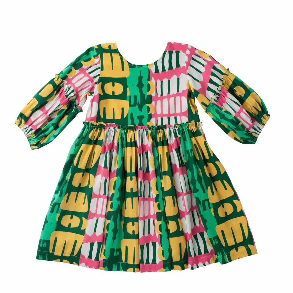 Girls Savannah Dress- Frosted Blossom