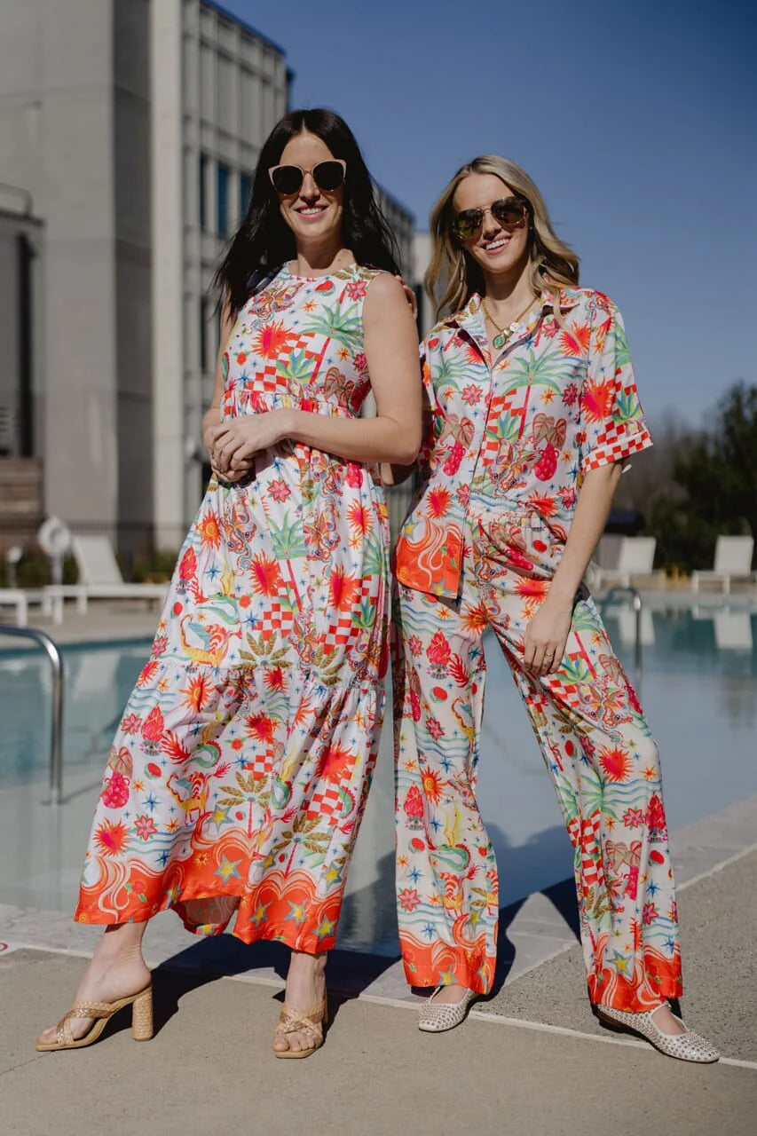 Stephe Maxi Dress - Tropical