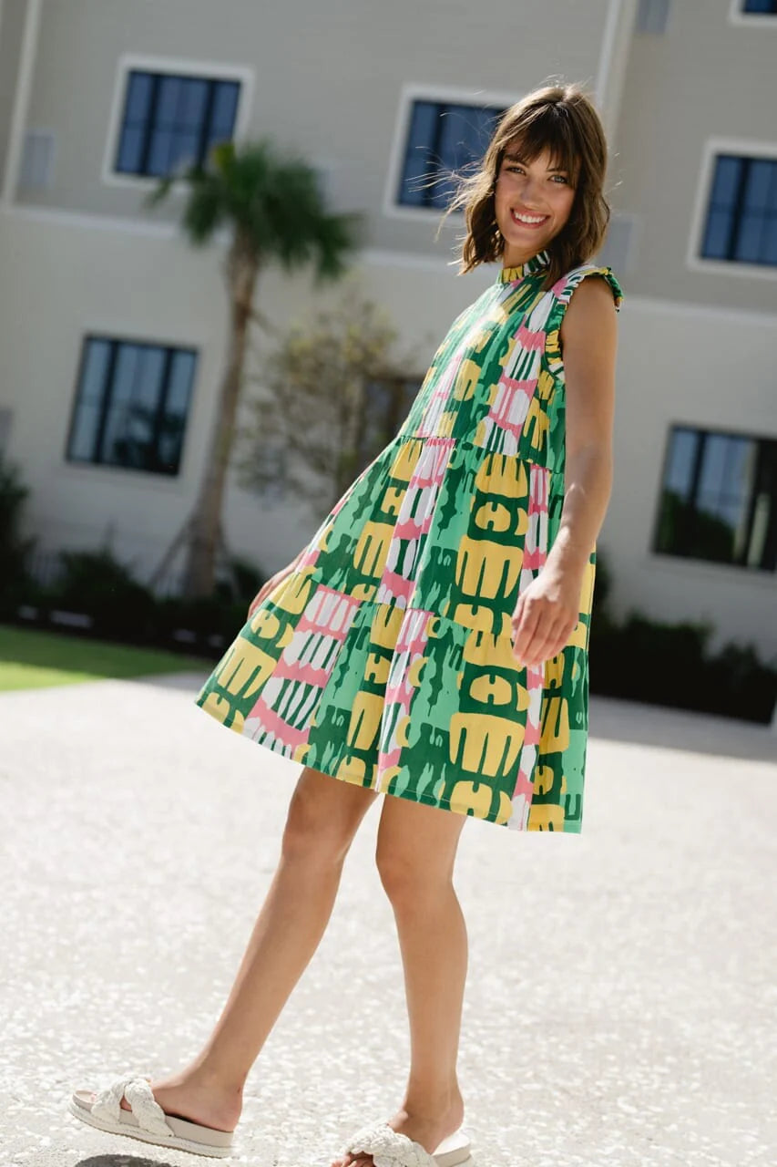 Shelby Mini Dress - Frosted Blossom