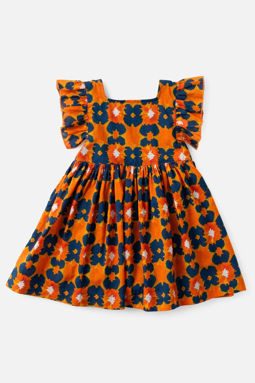 Girls Maya Flutter Sleeve Dress - Tie Dye (Sizes 2-6) - final sale