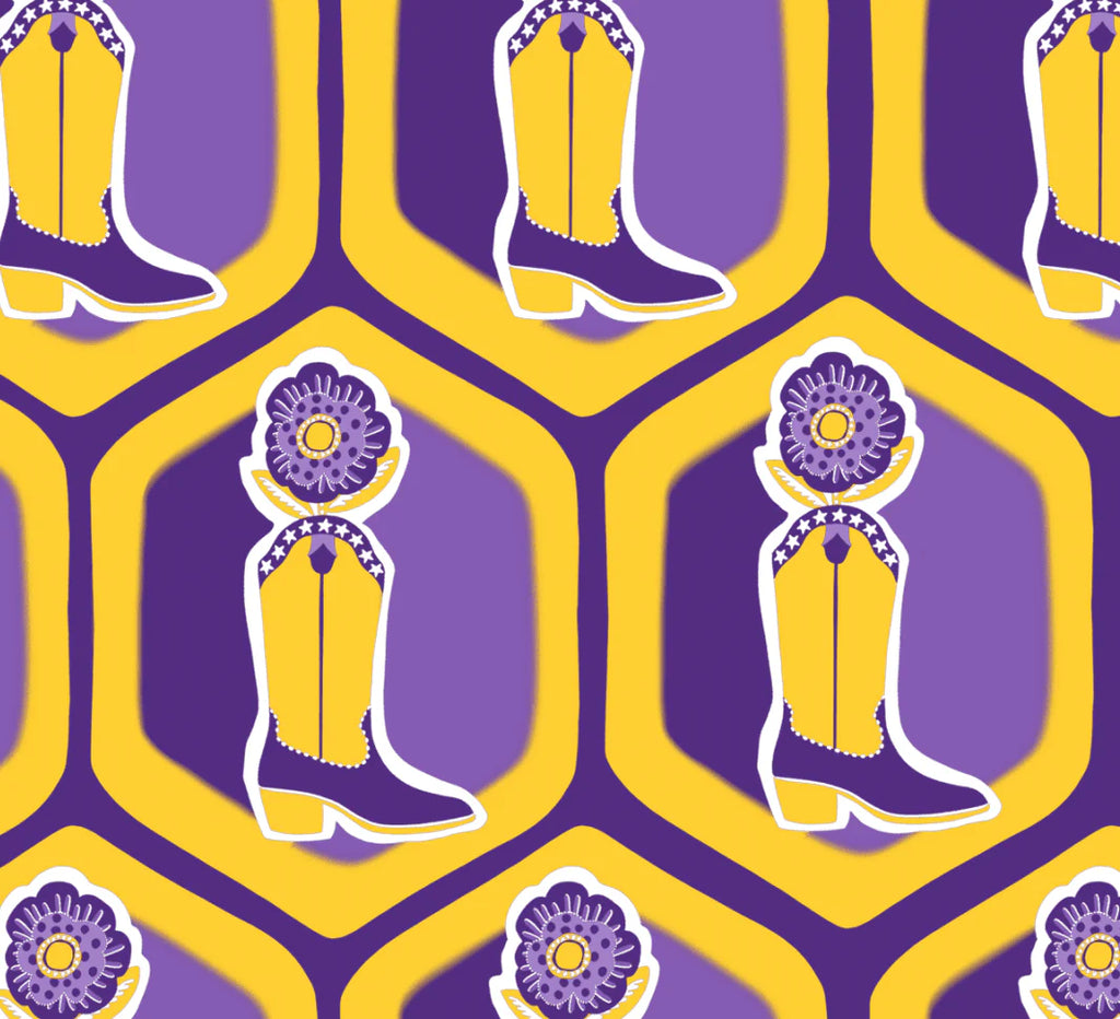 Jenny Flutter Sleeve Gameday Mini Dress - Boot Print  - final sale - final sale