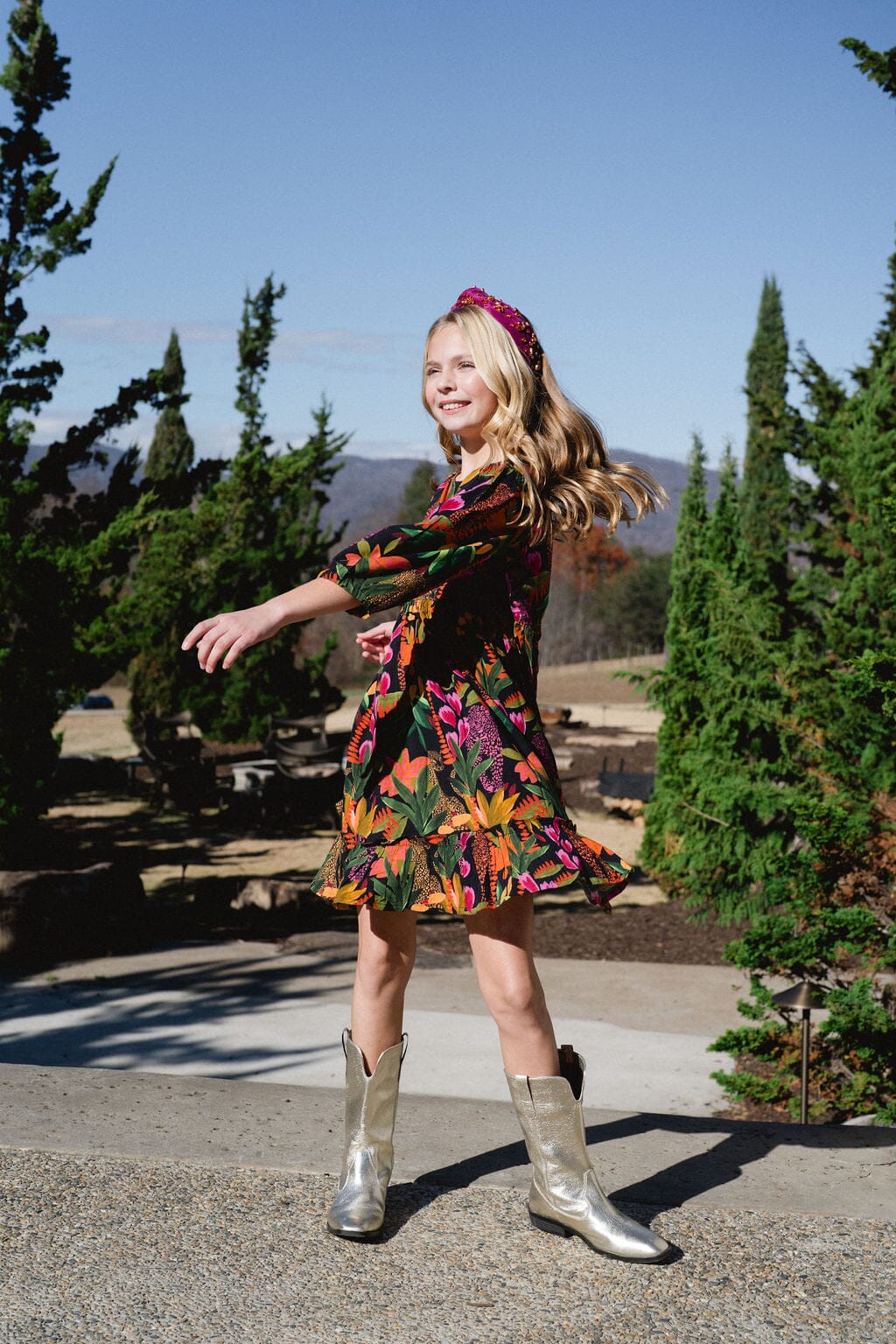 Girls Ollie Dress - final sale