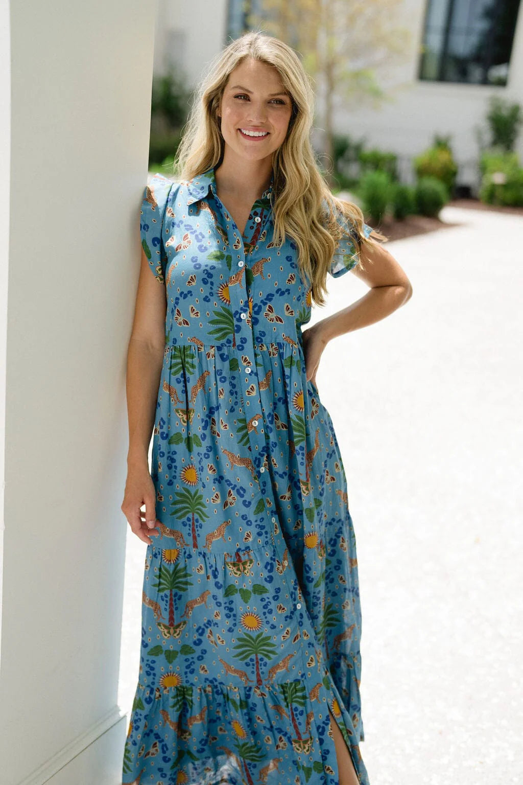 Frenchi Dress -Cheetah Cove