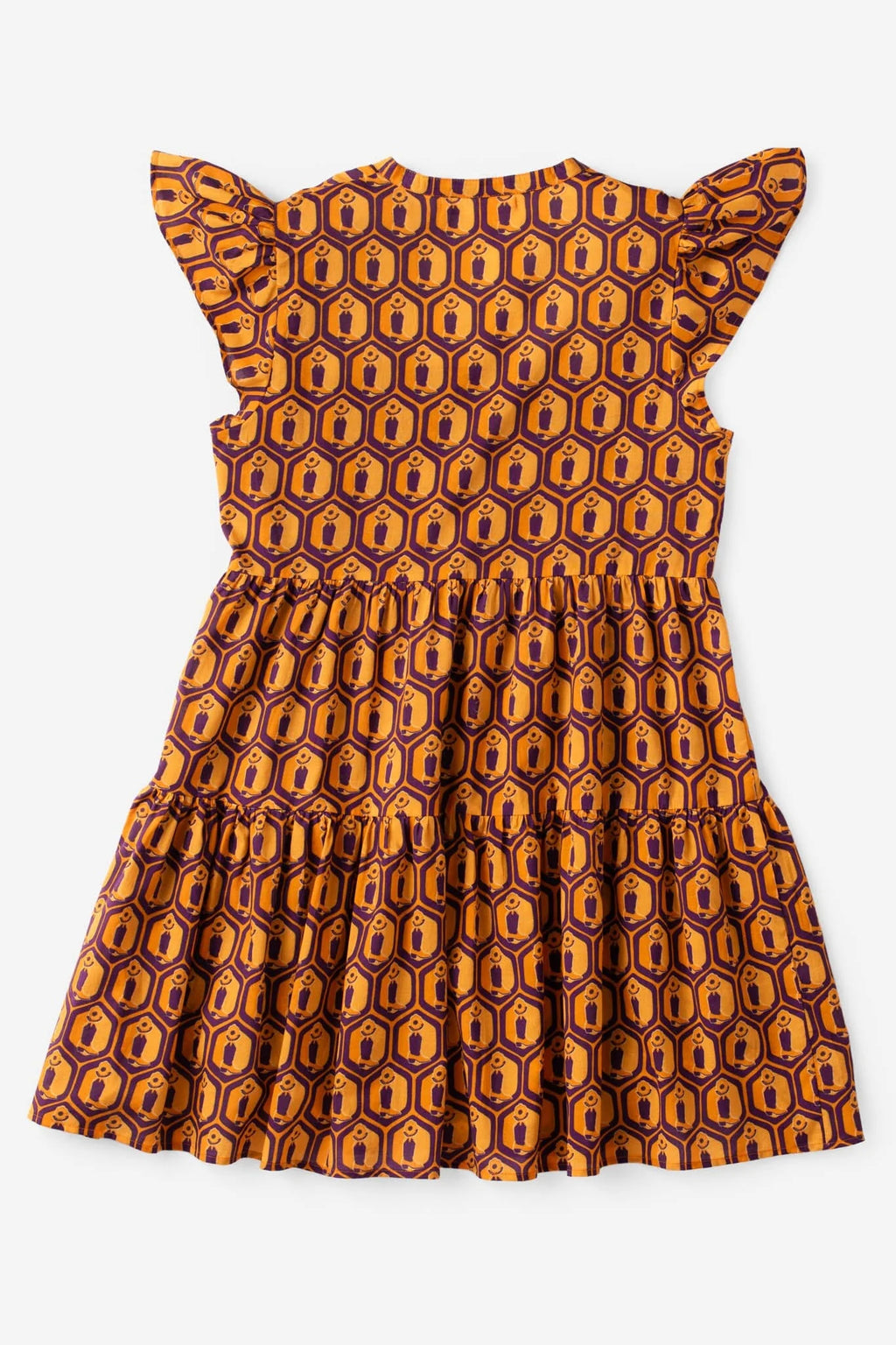 Jenny Flutter Sleeve Gameday Mini Dress - Boot Print  - final sale - final sale