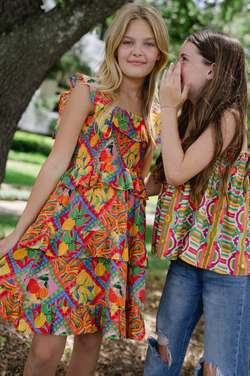 Girls Remi Smocked Girls Dress