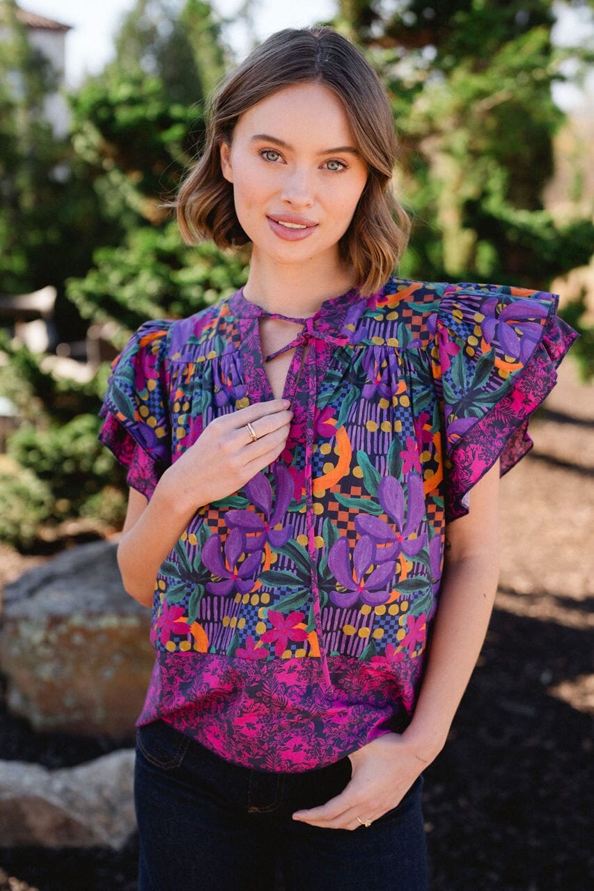Ella Top - Dahlia Purple