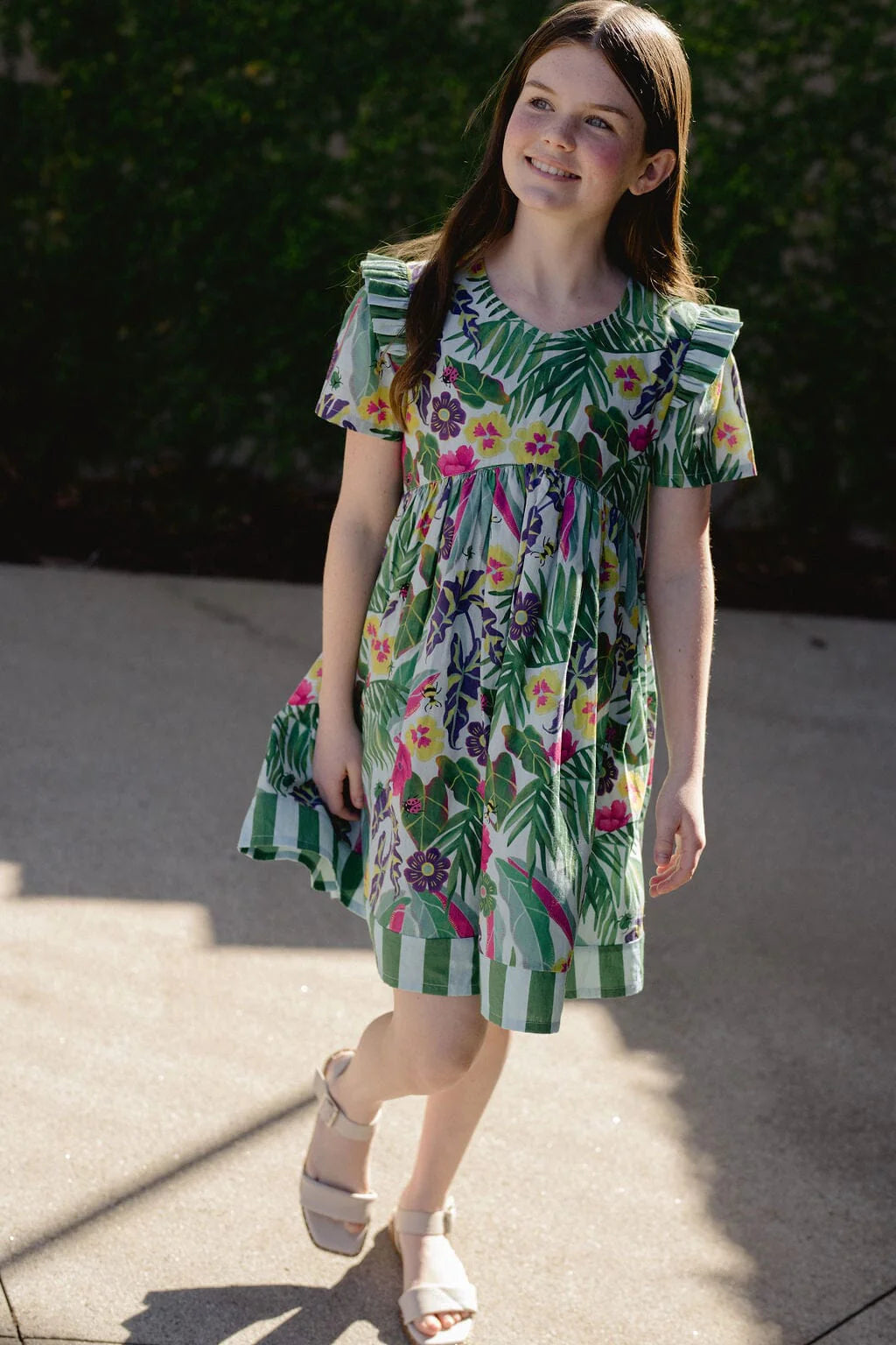 Girls Lotus Dress | Waterspout