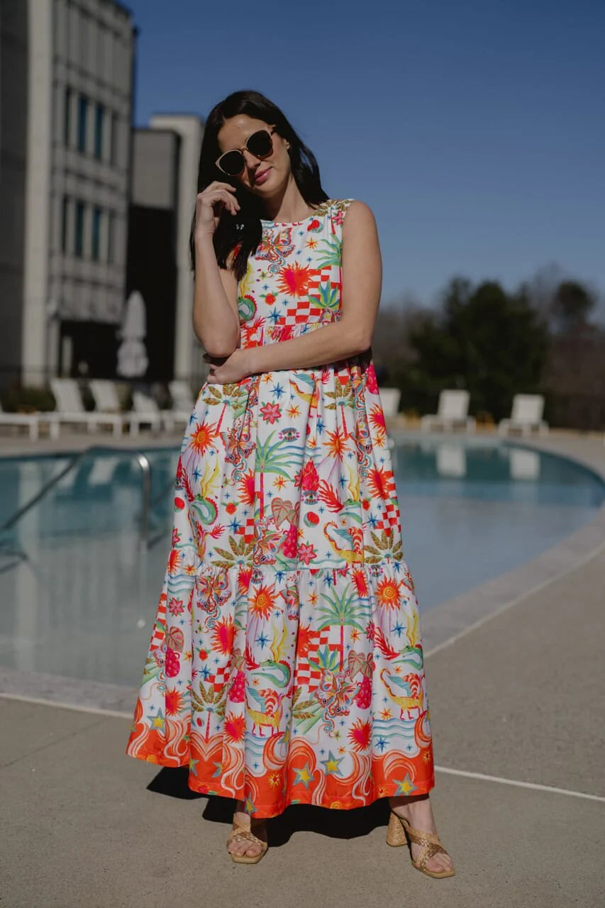 Stephe Maxi Dress - Tropical