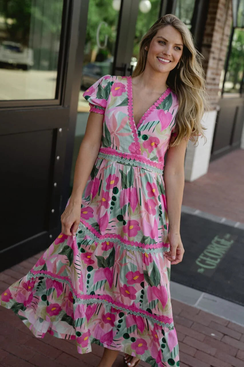 Gigi Midi- Frosted Pink