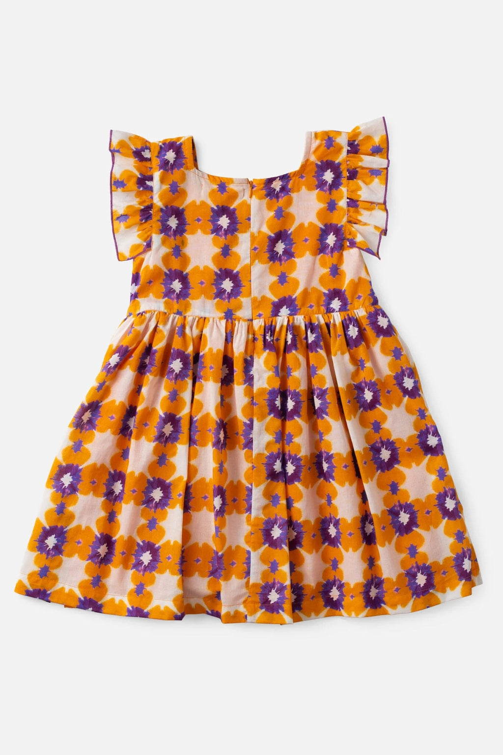 Girls Maya Flutter Sleeve Dress - Tie Dye (Sizes 7-14) - final sale