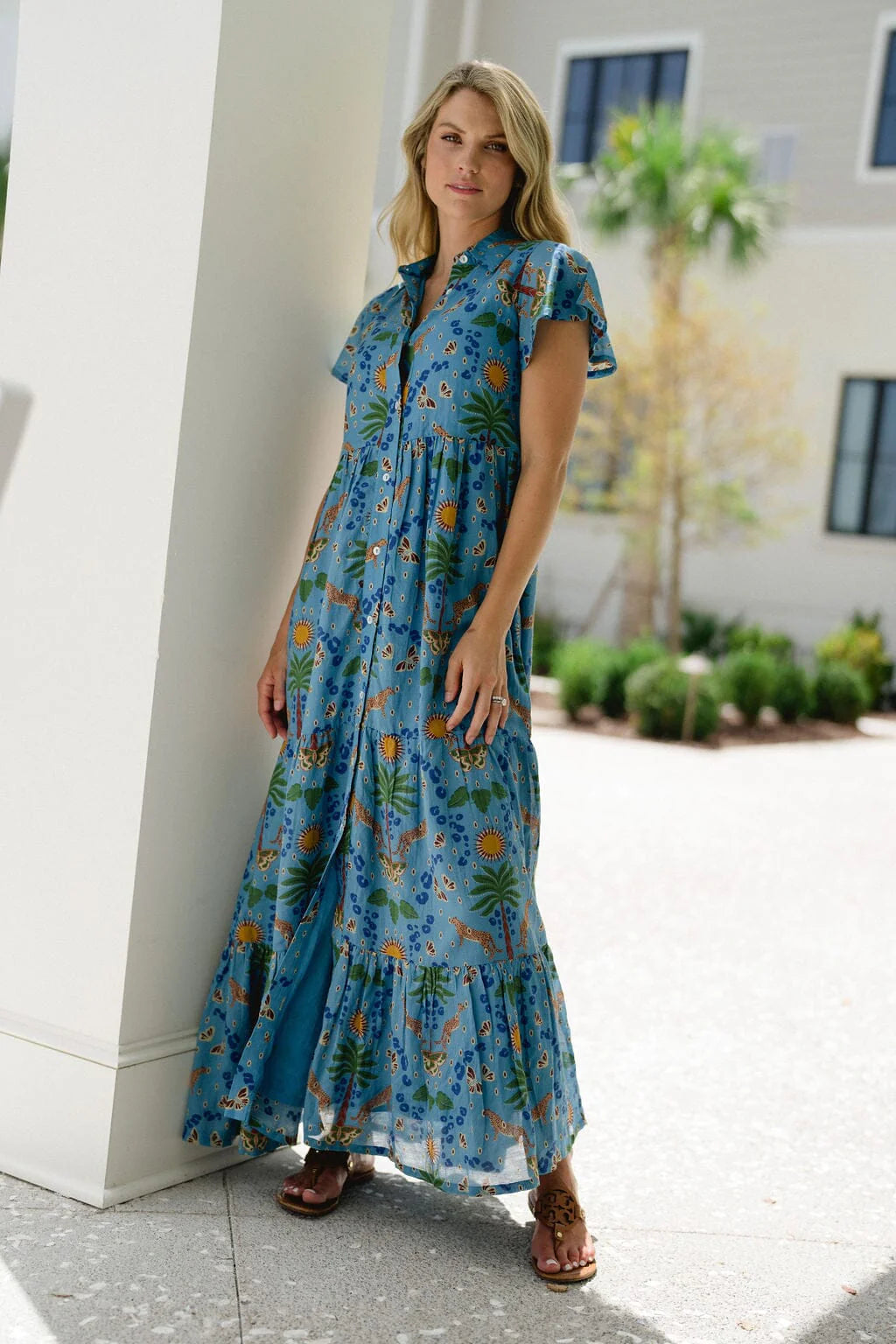 Frenchi Dress -Cheetah Cove