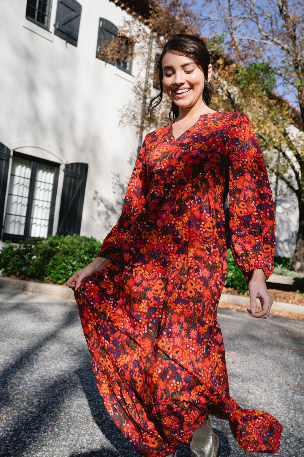 Jenny Maxi Dress - Floral  - final sale - final sale