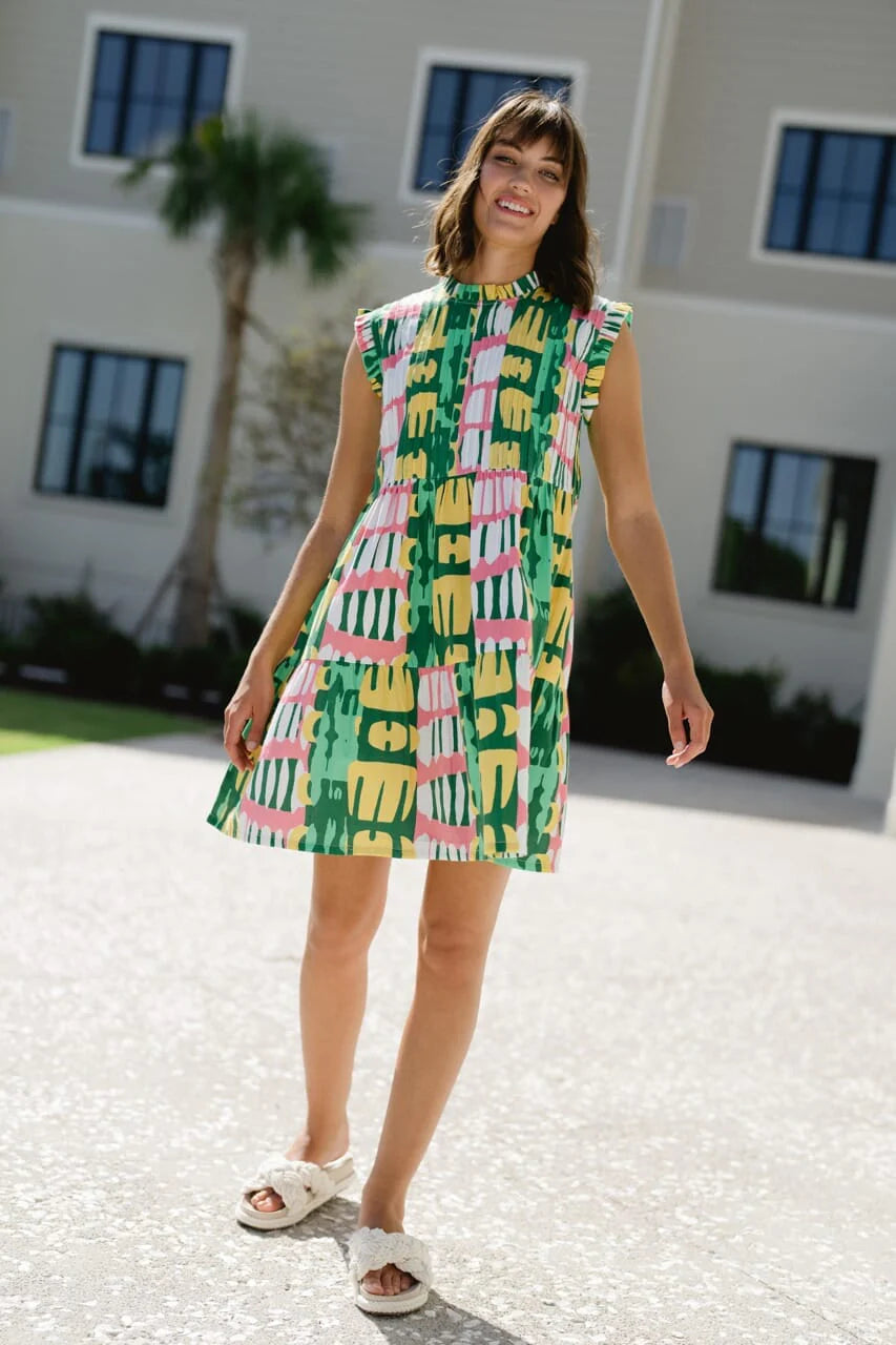 Shelby Mini Dress - Frosted Blossom