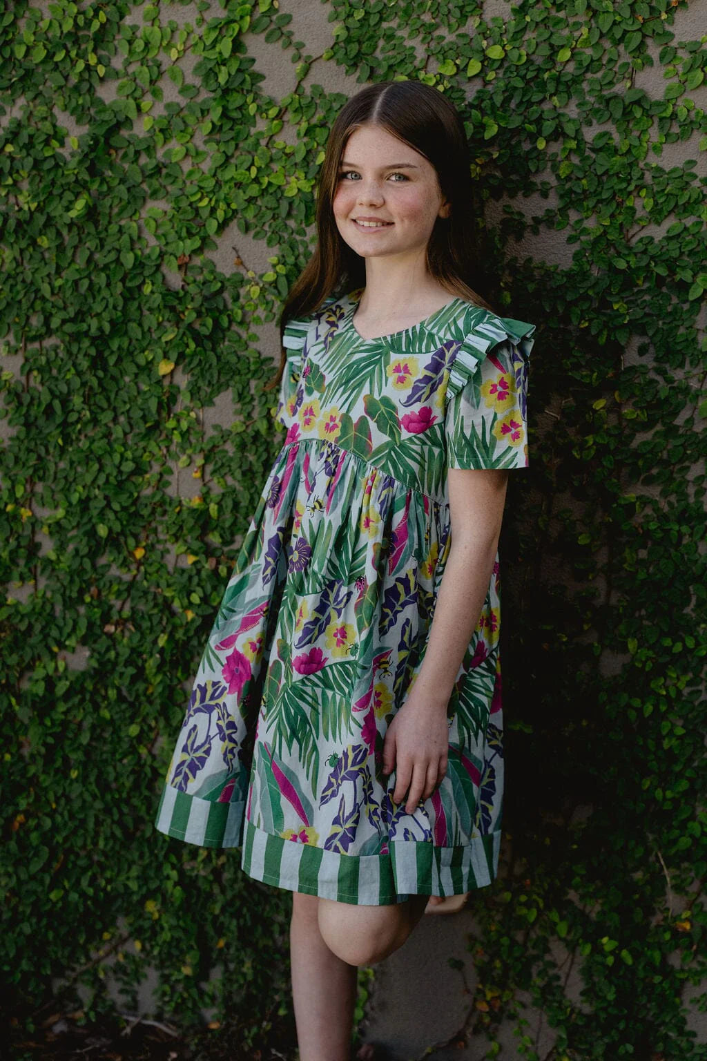 Girls Lotus Dress | Waterspout