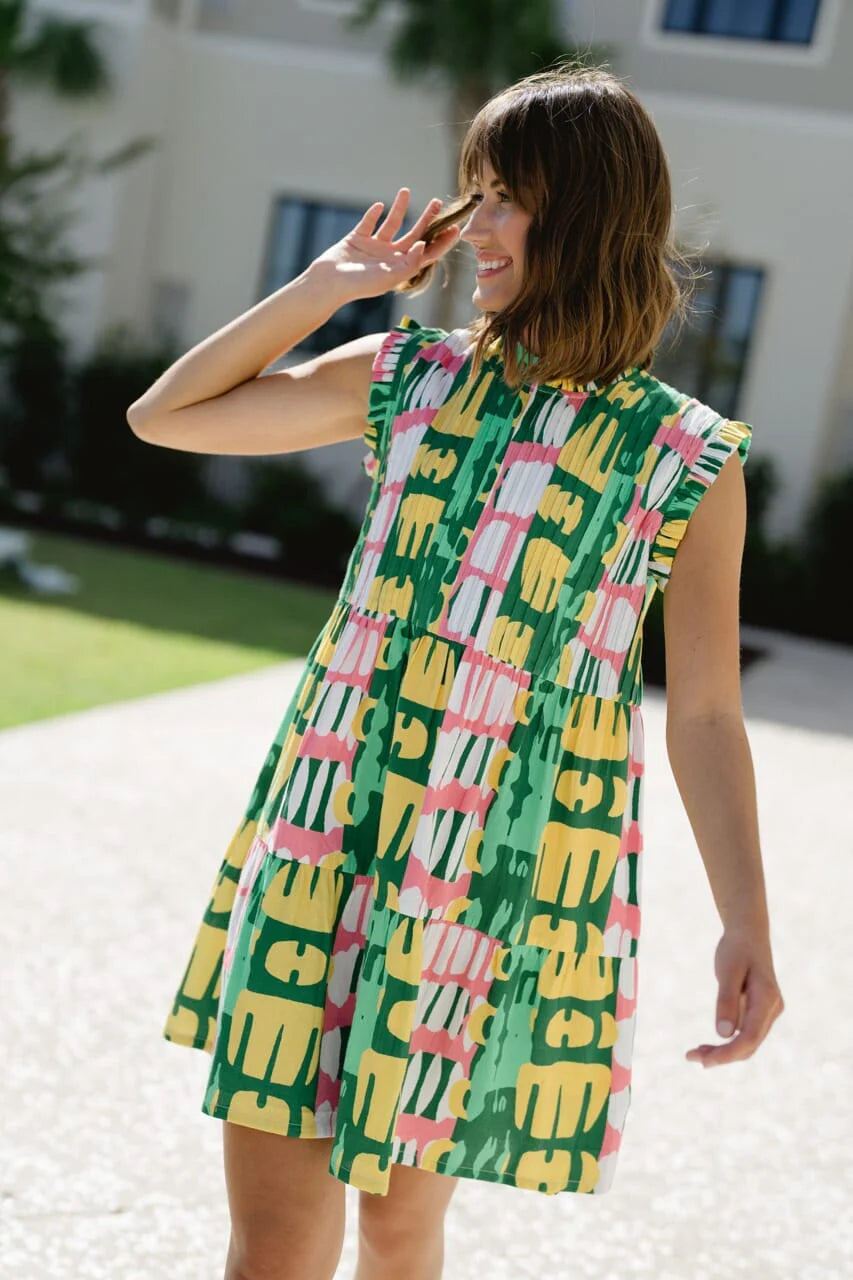 Shelby Mini Dress - Frosted Blossom