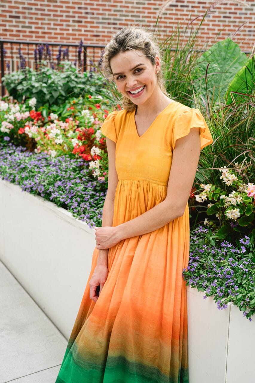 Jenny Maxi Dress | Ombre Sunrise
