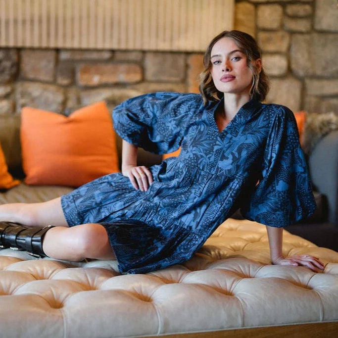 Hattie Dress- Dutch Blue - final sale