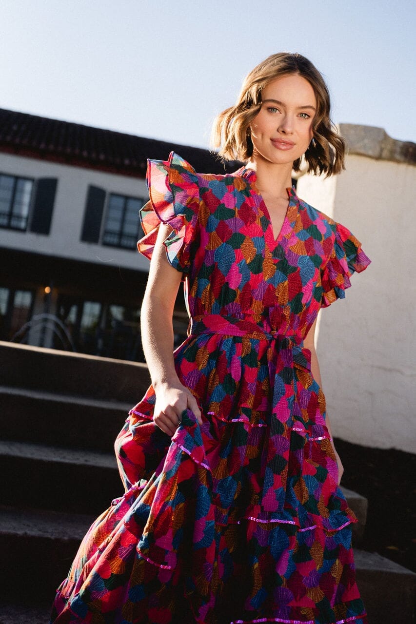 Delilah Maxi Dress - Pink - final sale