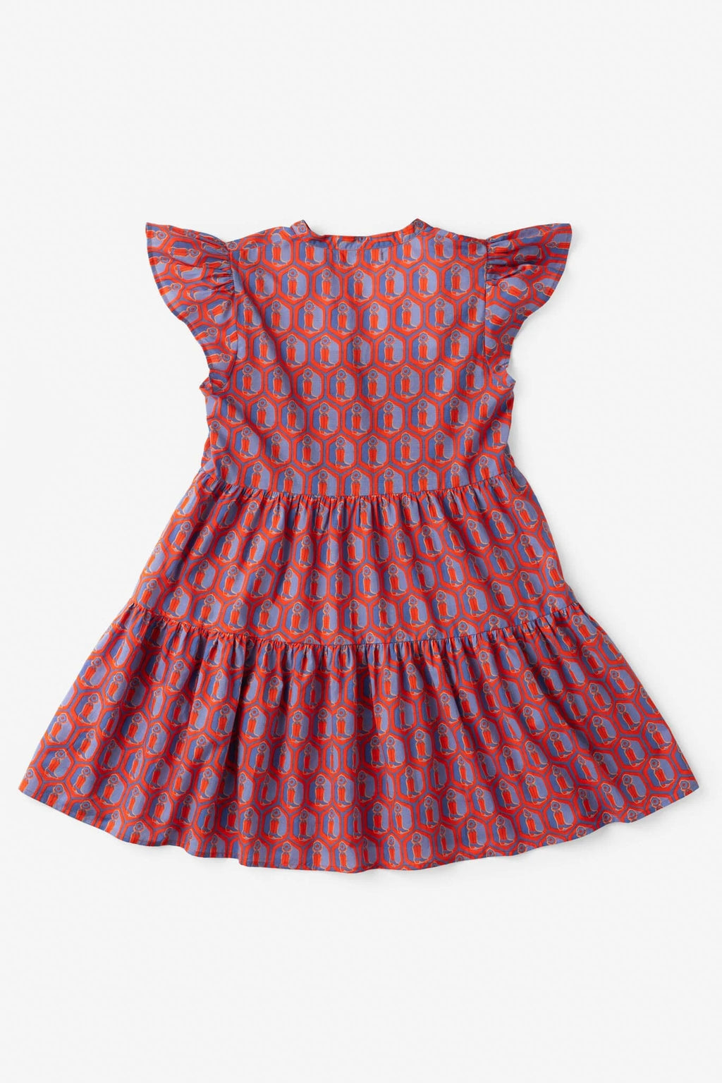 Jenny Flutter Sleeve Mini Dress - Boot Print  - final sale - final sale