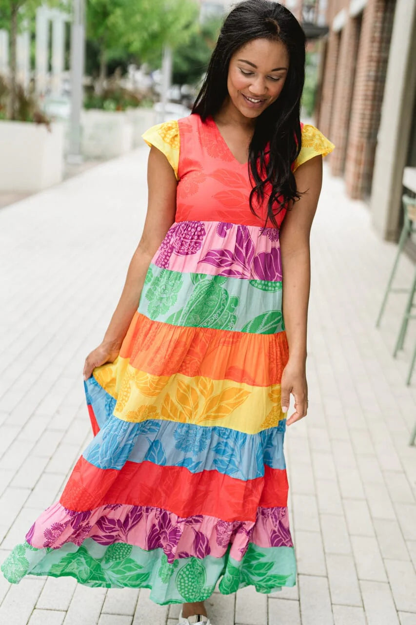 Jenny Maxi Dress | Rainbow  - final sale - final sale