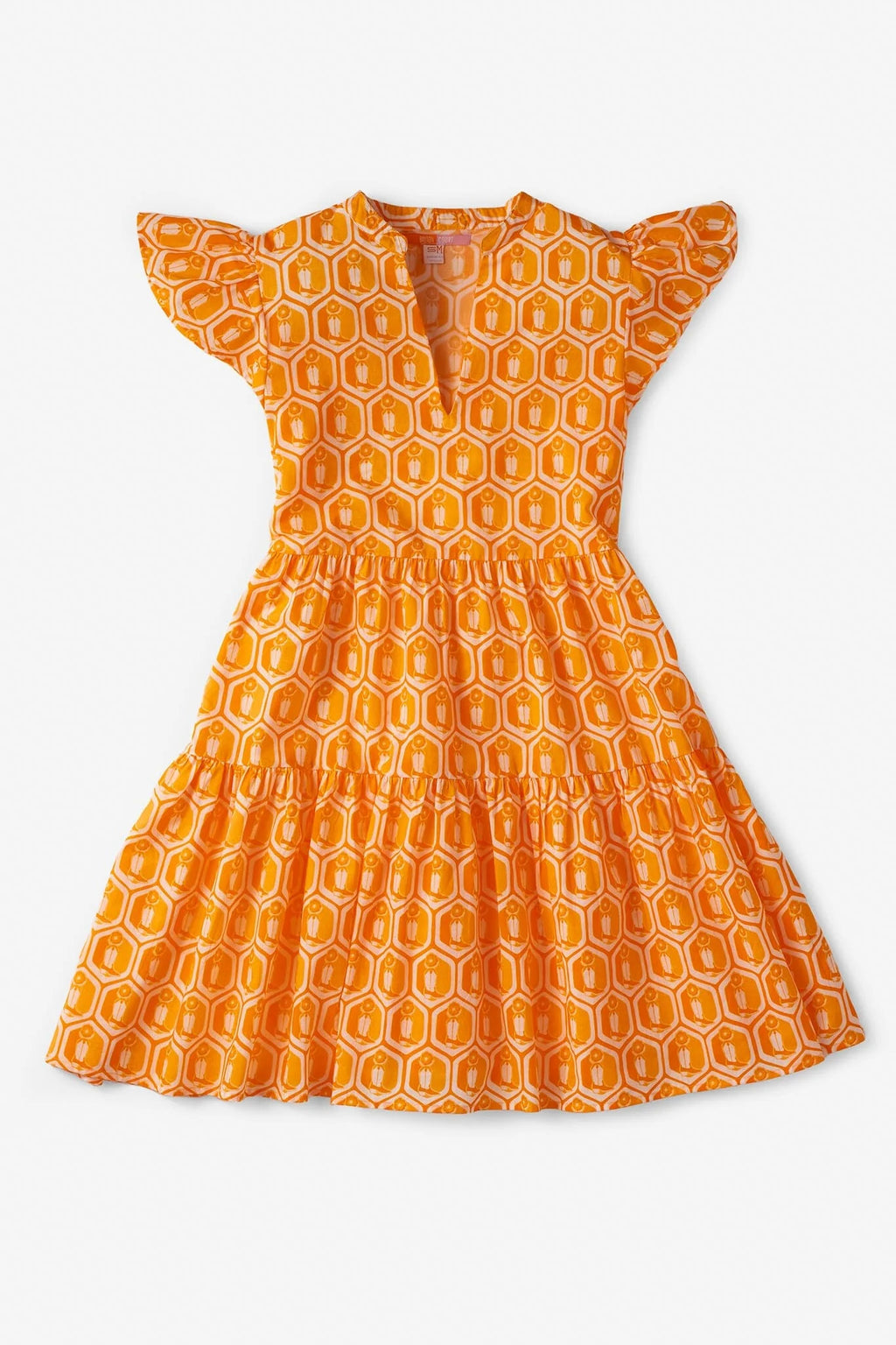 Jenny Flutter Sleeve Gameday Mini Dress - Boot Print  - final sale - final sale