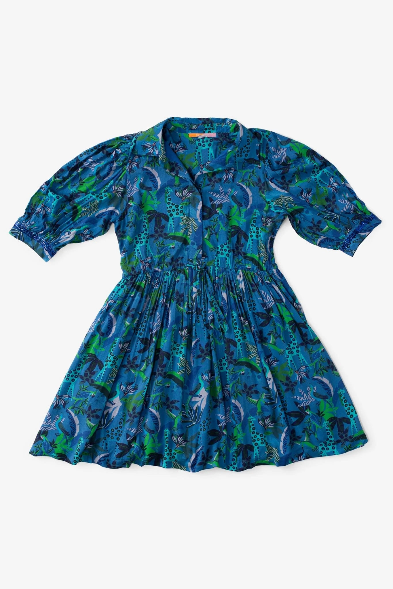 Eva Mini Dress -Blue - final sale