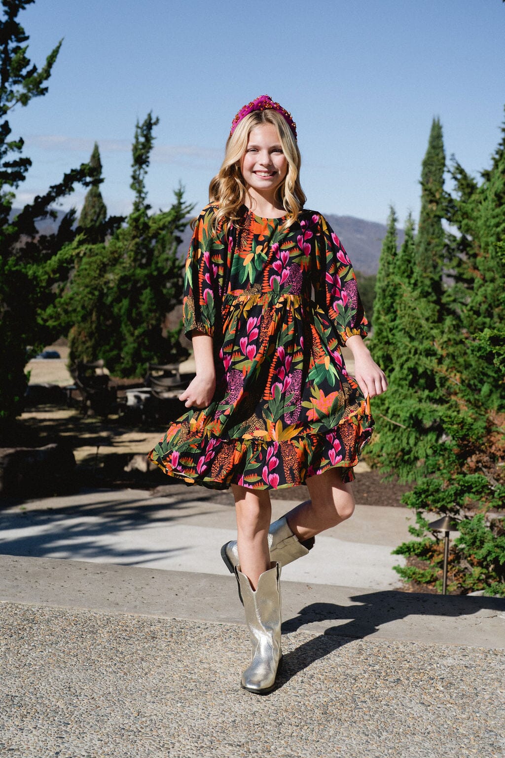 Girls Ollie Dress - final sale