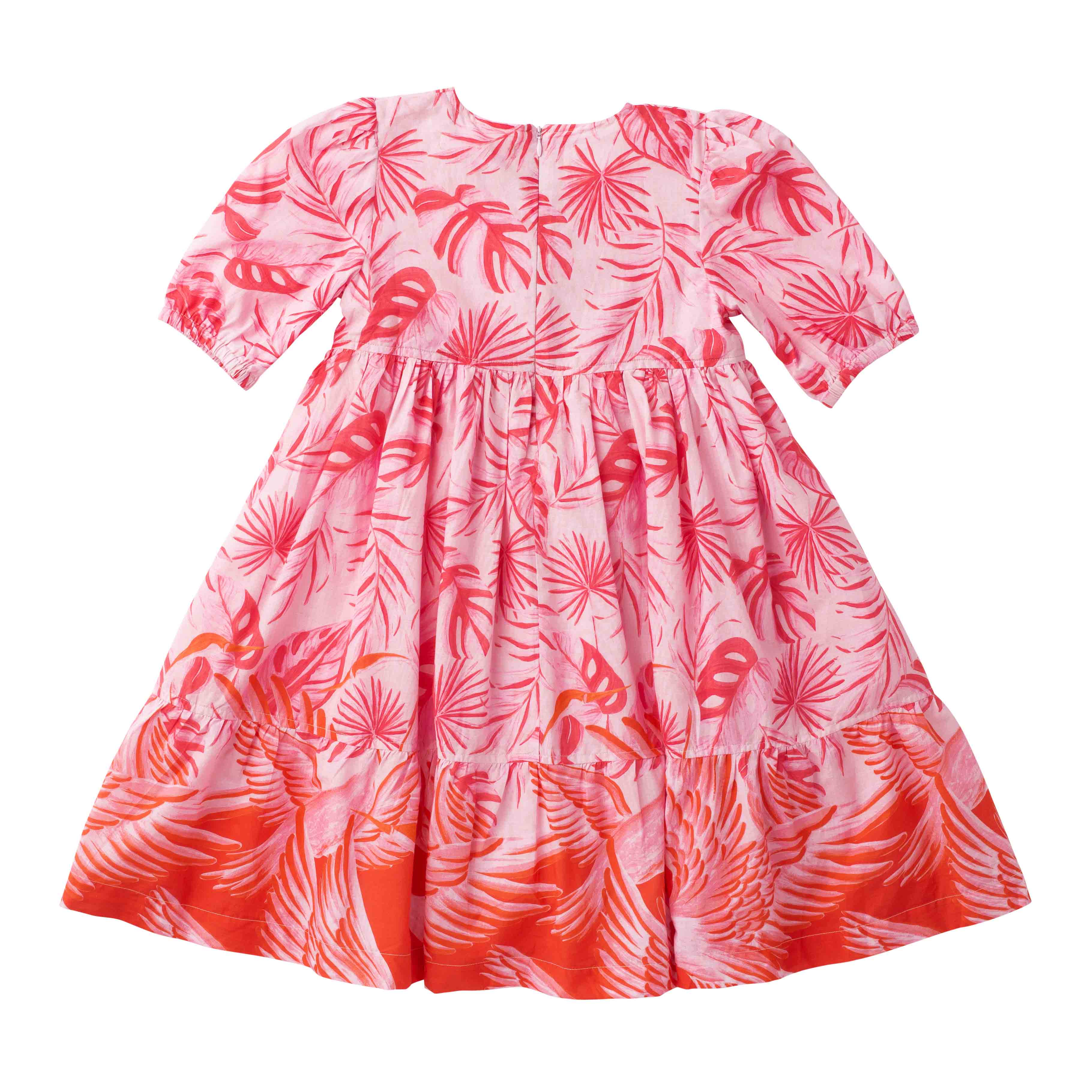 Girls Sage Dress- Pink