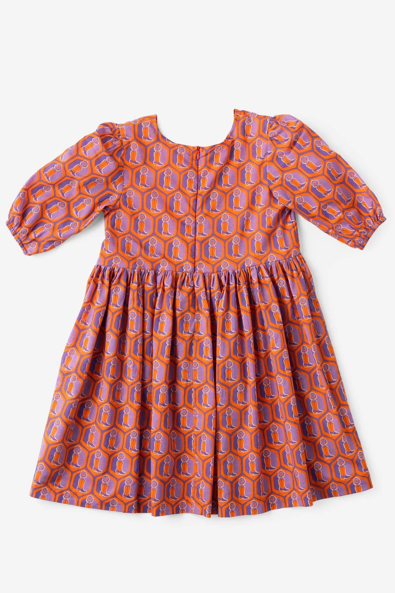 Girls Lotus Relaxed Fit Dress - Boot Print (Sizes 2-6) - final sale