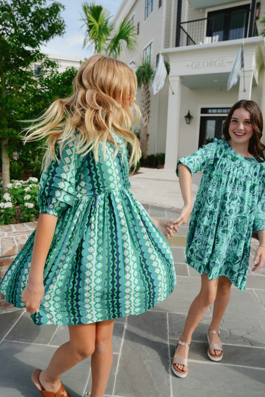 Girls Scout Dress- Jade