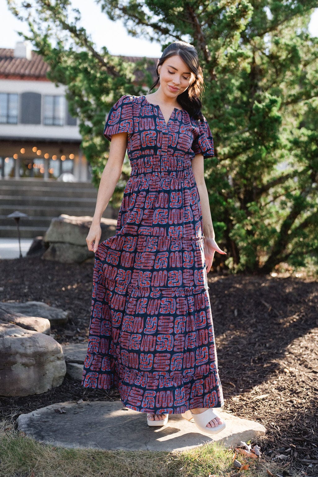 Willow Maxi Dress - Navy