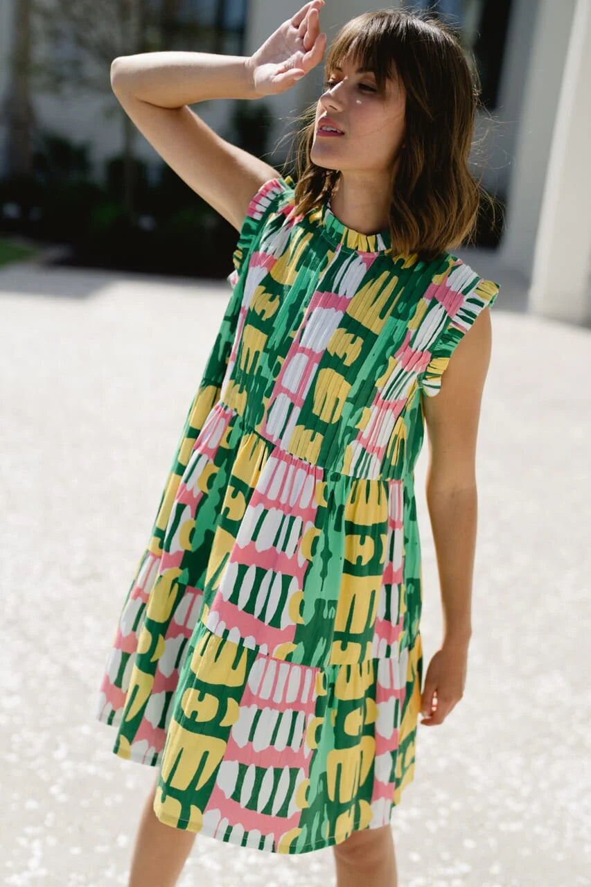 Shelby Mini Dress - Frosted Blossom