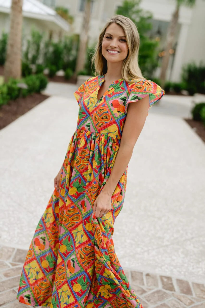 Jenny Maxi Dress- Golden Tales