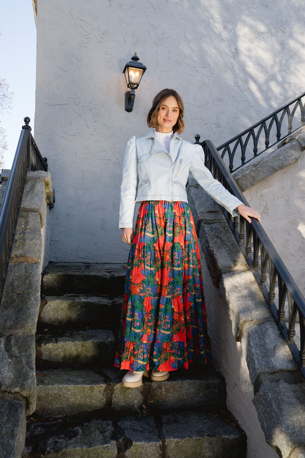 Savannah Maxi Skirt - True Red