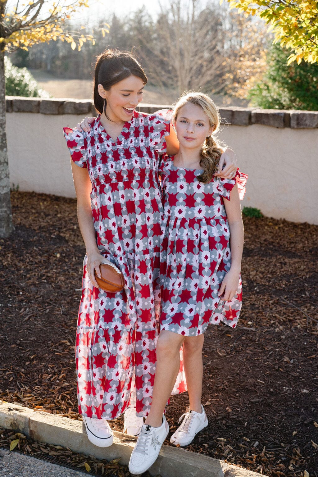 Girls Maya Flutter Sleeve Dress - Tie Dye (Sizes 2-6) - final sale