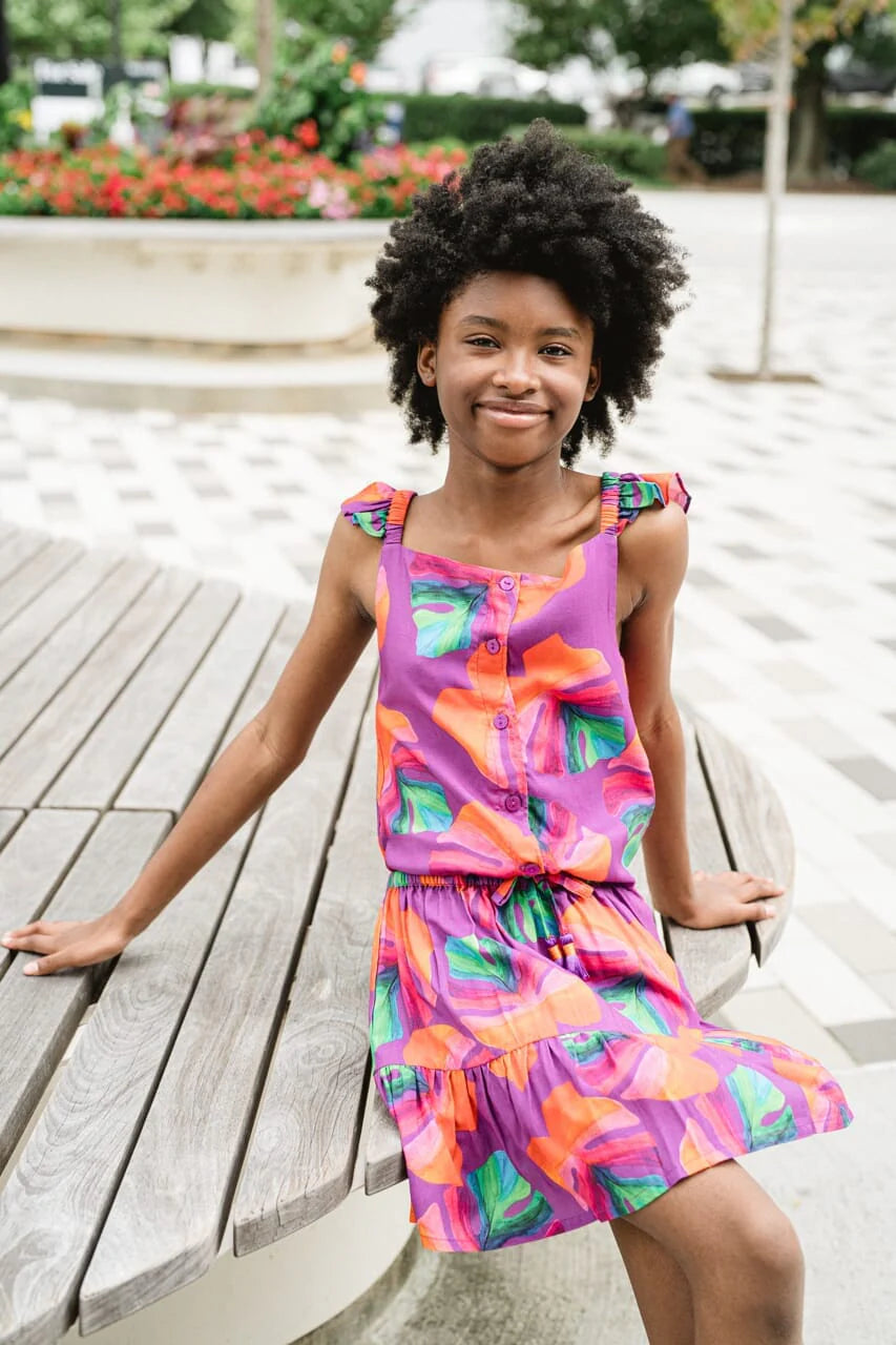 Girls Claire Set- Top & Skirt - final sale