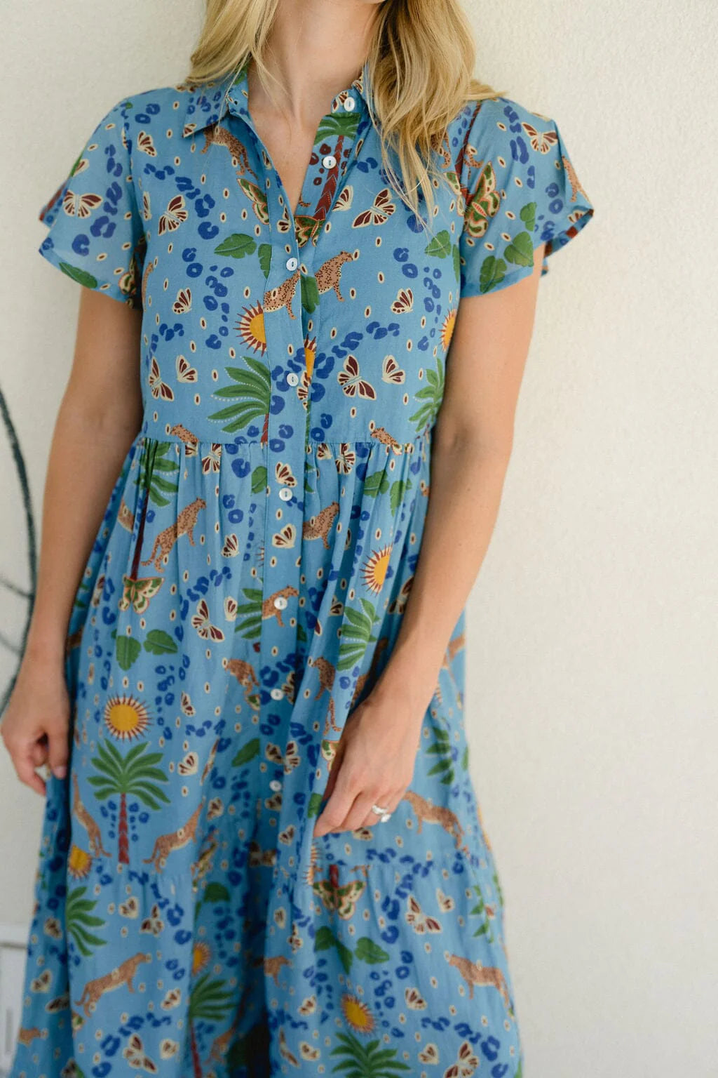 Frenchi Dress -Cheetah Cove