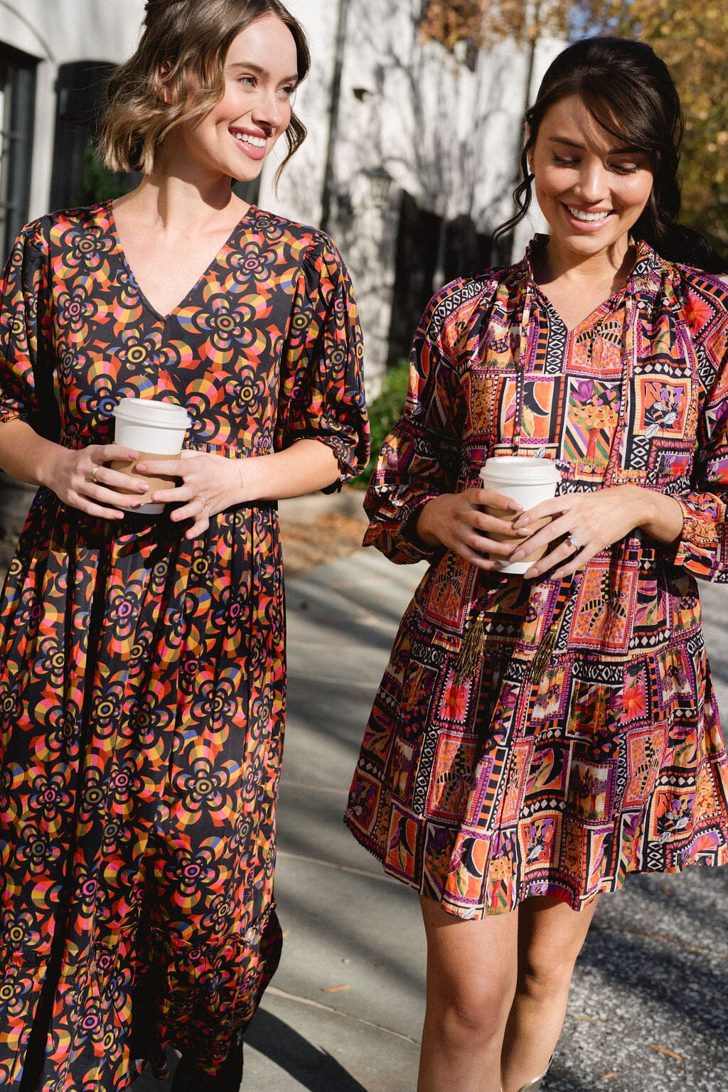 Ollie Mini Dress - Stamp - final sale