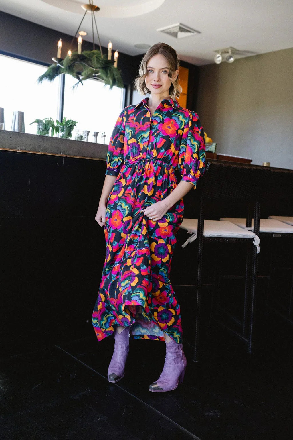 Eva Maxi Dress- Floral - final sale