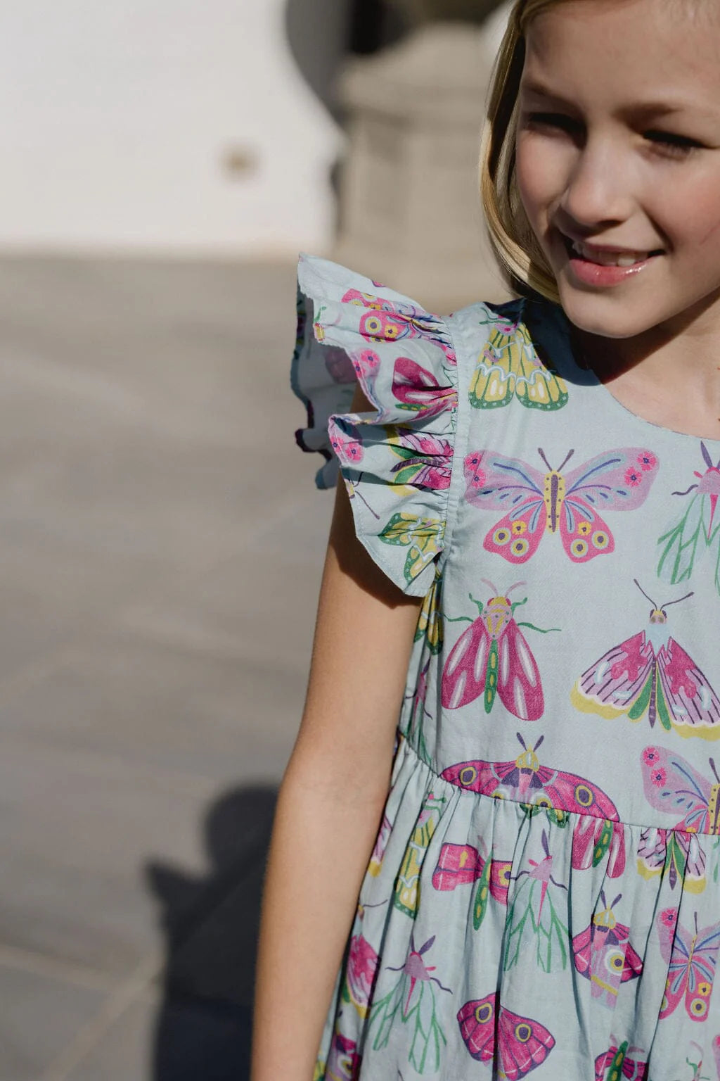 Girls Giana Dress | Meadow Bug
