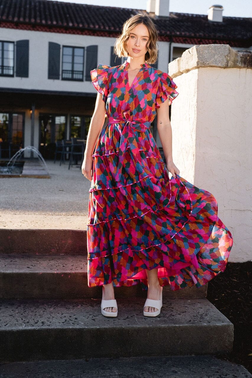 Delilah Maxi Dress - Pink - final sale