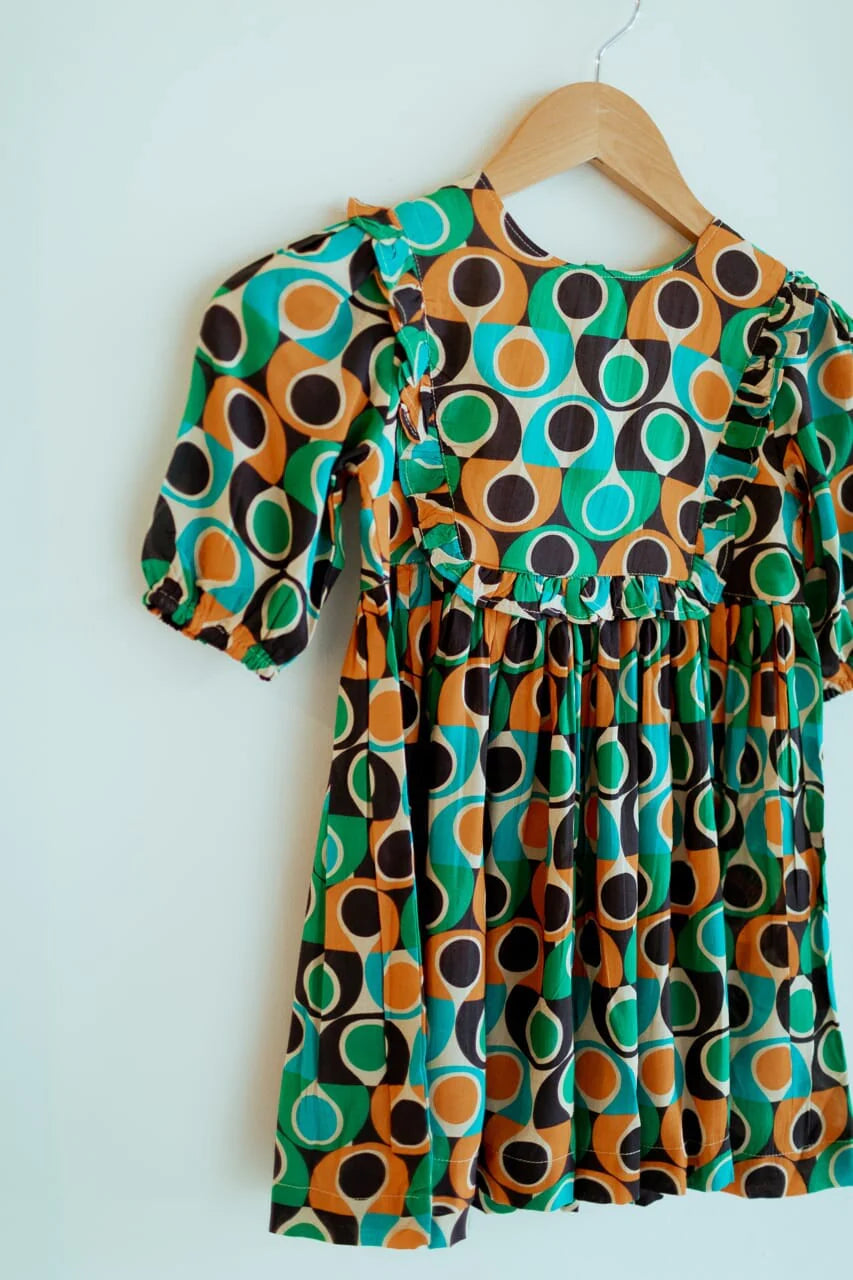 Girls Piper Hemlock Dress - final sale